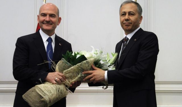 İçişleri Bakanlığı’nda devir teslim: Soylu görevini Yerlikaya’ya devretti!