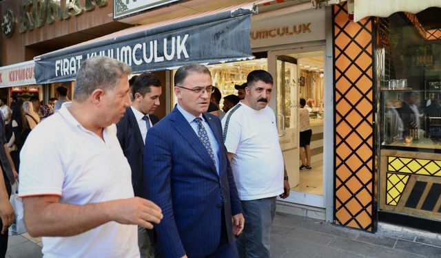Vali Balcı’dan esnaf ziyareti!