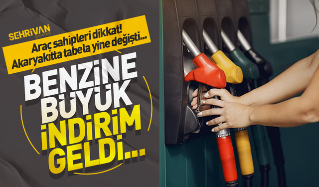 Benzine indirim geldi! İşte pompaya yansıyan tutar