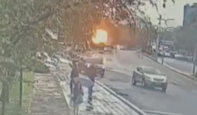 Son Dakika | İşte Ankara'daki bombalı saldırı girişiminin patlama anı