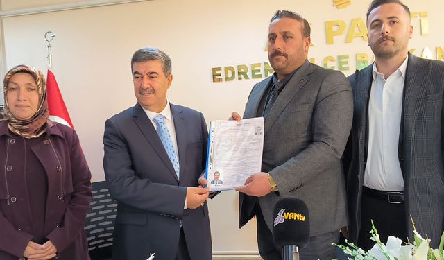 Sürpriz isim Edremit Belediye başkan aday adaylığı için başvuru yaptı!