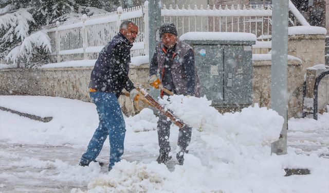 Van'da kar yağışı hayatı olumsuz etkiledi! İşte Van'dan kar manzaraları