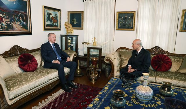 Cumhurbaşkanı Erdoğan ile Bahçeli arasında sürpriz görüşme!