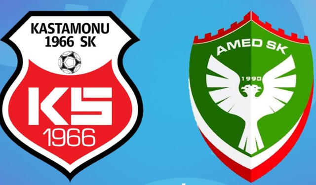 Kastamonuspor - Amed Spor maçını canlı izle!