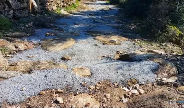 2500 yıllık antik yola beton döküldü, bakanlık olayı el attı!