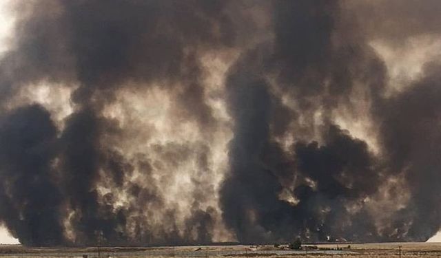 Mardin’deki yangın yerleşim yerlerine ilerliyor