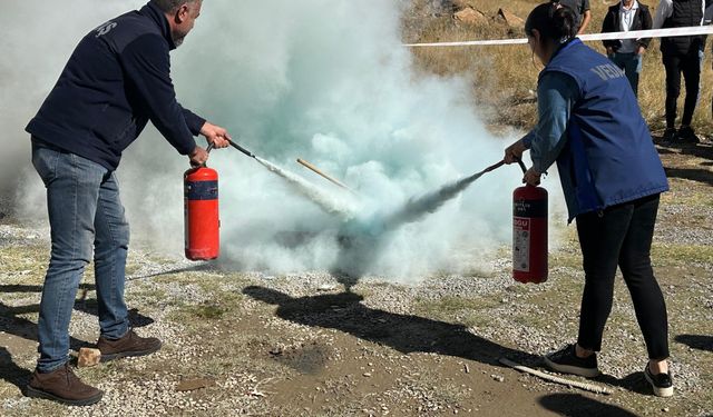 VEDAŞ’tan yangın tatbikatı