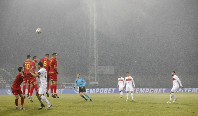 A Milli Takım, Karadağ'a mağlup oldu! A Ligi şansı play-off'a kaldı