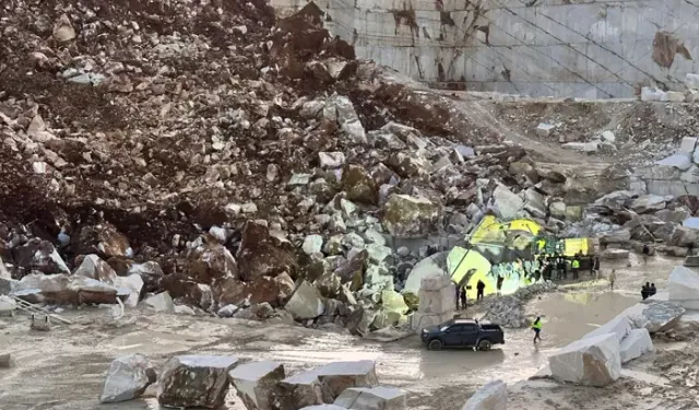 Mermer ocağında toprak kayması: 1 işçi yaşamını yitirdi!