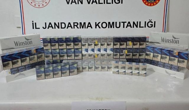 Van'da yasadışı kaçaklığa büyük darbe: Tam 860 paket!