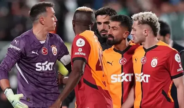 Maç bitince ortalık karıştı: Kerem ile Muslera, sahanın ortasında tartıştı