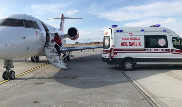 Van’da yeni doğan 3 hasta bebek İstanbul ve Ankara’ya sevk edildi