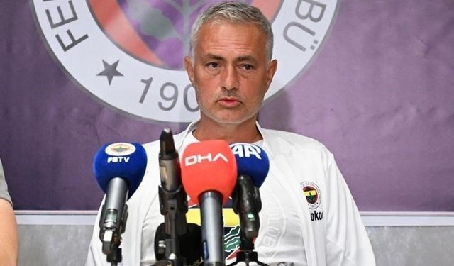 Fenerbahçe teknik direktörü Jose Mourinho'dan flaş Beşiktaş açıklaması!