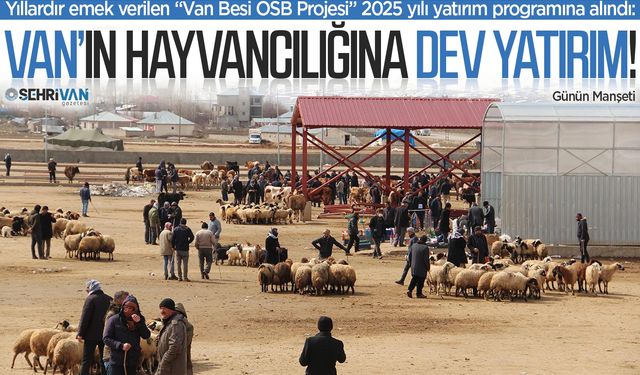 Van’ın hayvancılığına dev yatırım: 2025 yılı yatırım programına alındı!