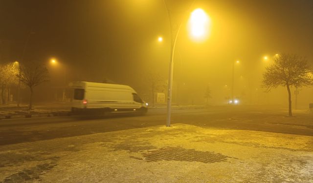 Van’da sisli hava etkili oldu!