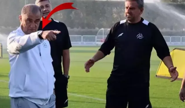 Fatih Terim kolunda servet taşıyor