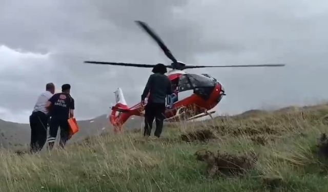Van'da ekipler, dağda mahsur kalan şahıs için seferber oldu!
