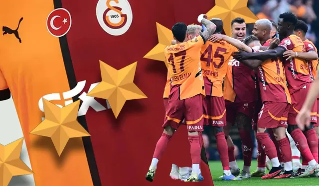 Galatasaray 5 yıldızlı formalarını satışa sundu! İşte Sarı-kırımızlıların yeni logosu