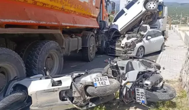 Kamyon önüne ne çıktıysa ezdi