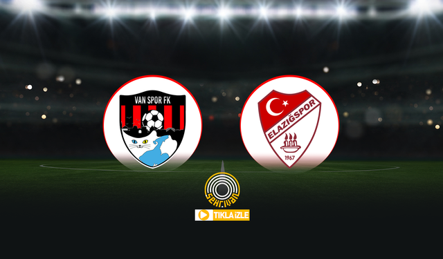 Vanspor-Elazığspor play-off yarı final maçı canlı yayın izle!