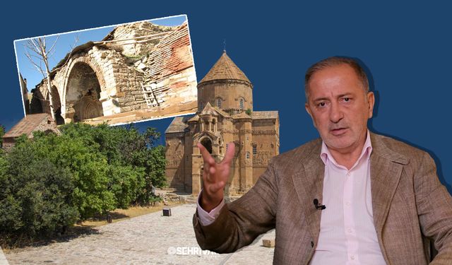 Fatih Altaylı'dan Van’daki 8 asırlık tarihi manastır için bakanlığa çağrı