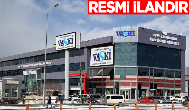 VAN SU VE KANALİZASYON İDARESİ GENEL MÜDÜRLÜĞÜ 19 ADET TAŞIT SATIŞ İLANI
