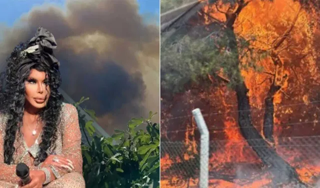 Antalya'daki yangında alevler Bülent Ersoy'un villasına sıçradı!