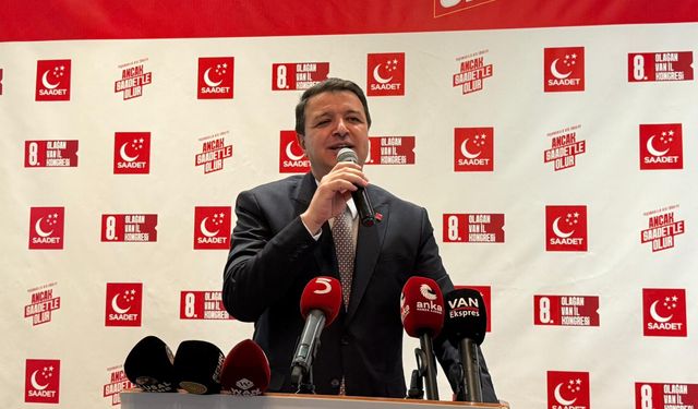 SP Genel Başkanı Mahmut Arıkan Van’da konuştu: “Süreci destekliyoruz”