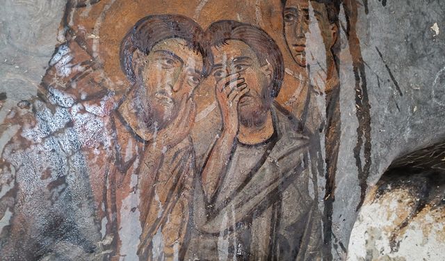 Duvarları tasvirli kayadan oyma kilise, turizme kazandırılmayı bekliyor