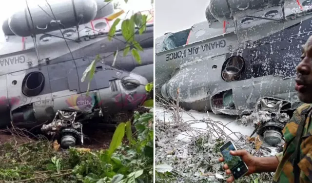 Askeri helikopter düştü: Aralarında 2 bakanında bulunduğu 8 kişi öldü