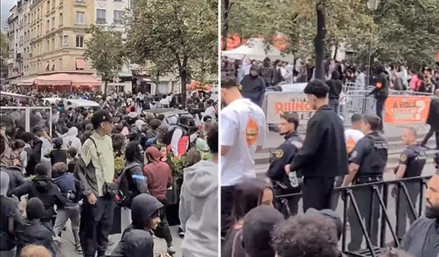 Şehrin göbeğinde ücretsiz yemek izdihamı