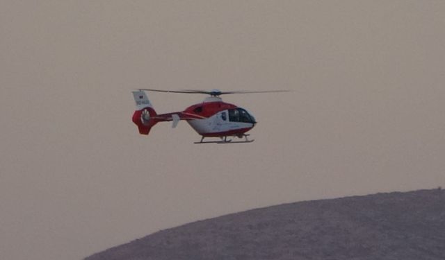 Erciş’te 470 gram doğan bebek helikopter ambulansla Van’a sevkedildi!