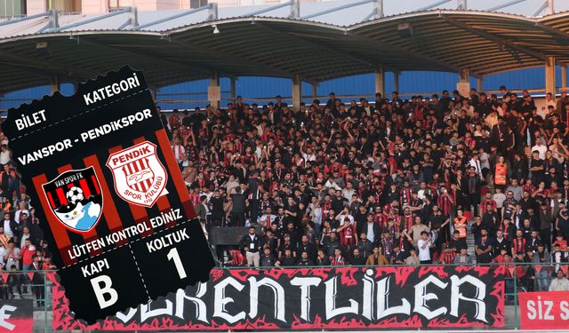 Vanspor–Pendikspor maçı bileti nereden, nasıl alınır?