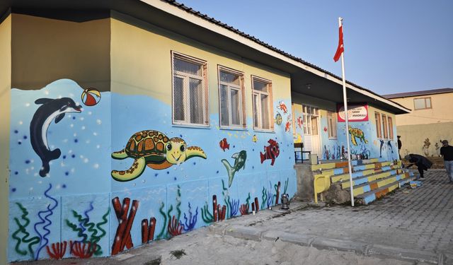 Van Güzel Sanatlar Lisesi’nden anaokuluna renkli dokunuş!
