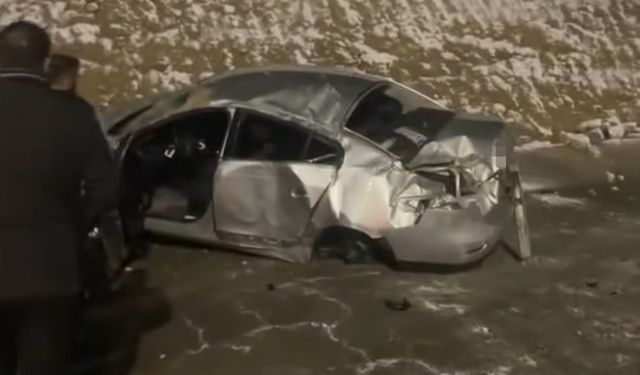 Trabzonspor maçını yöneten Vanlı hakemler kaza yaptı!