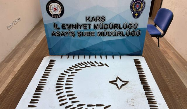 Kars’ta çok sayıda silah ve mühimmat ele geçirildi