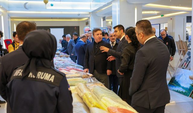 Ceza infaz kurumlarında üretilen el emeği ürünlerin sergisi açıldı