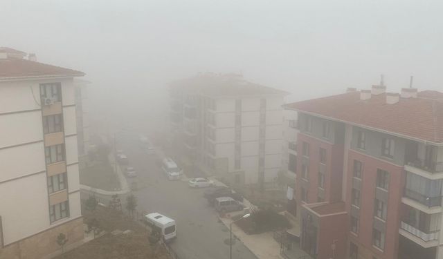 Elazığ’ın yüksek kesimlerde sis etkili oldu