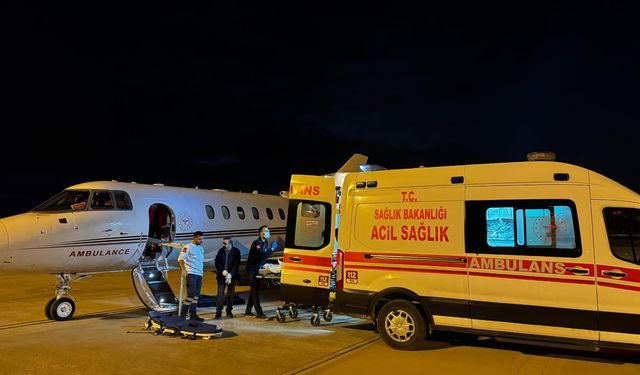 Van’dan Ankara'ya şifa yolculuğu: Ambulans uçak, 11 yaşındaki çocuk için havalandı!