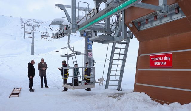 Hakkari'deki kayak merkezi yeni sezon için gün sayıyor