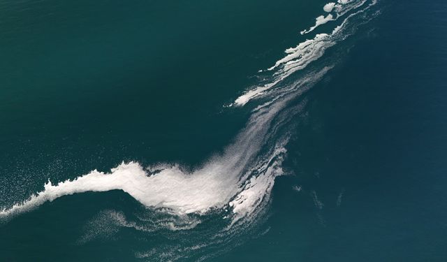 Van Gölü’nde şaşırtan görüntü!