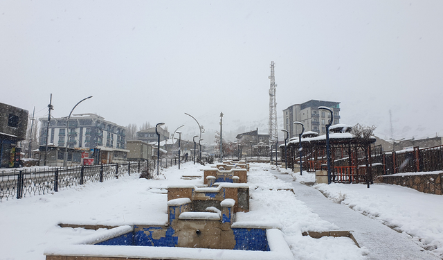 Van’da kar kalınlığı 20 santimetreyi geçti