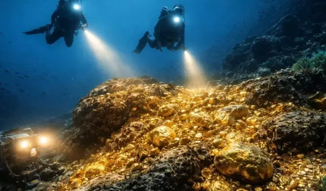 Tarihi keşif! Deniz altında dev altın madeni buldular