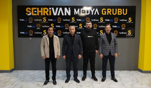 MHP Van İl Başkanı Salih Güngöralp’ten Şehrivan Medya Grubu’na ziyaret