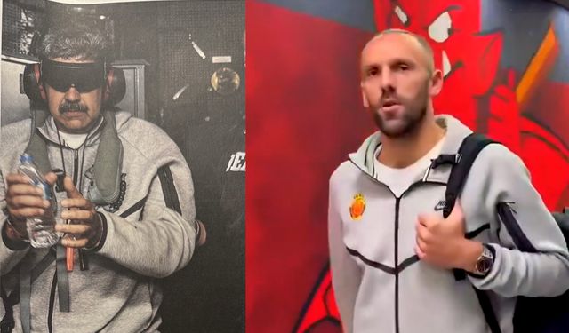 Fenerbahçe’nin eski yıldızından dikkat çeken Maduro eşofmanı