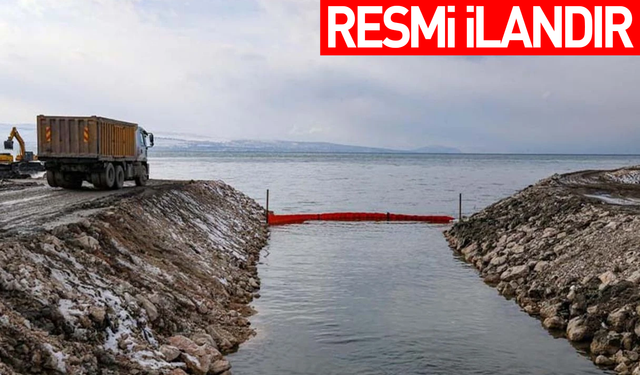 DSİ 17. BÖLGE VAN MÜDÜRLÜĞÜ TAŞKIN KORUMA TESİS İŞLERİ YAPTIRACAK