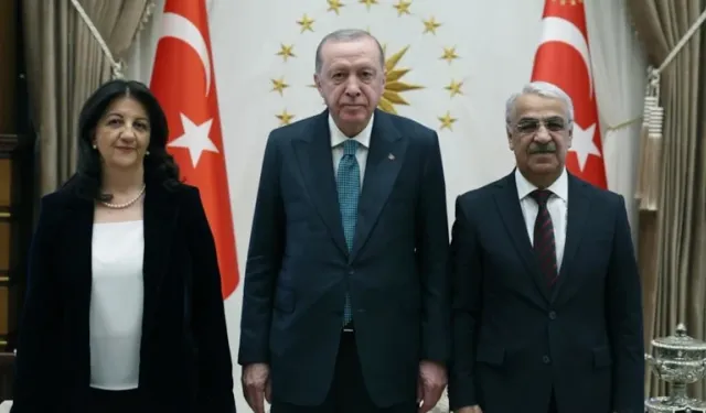 Cumhurbaşkanı Erdoğan görüşmesi sonrası DEM Parti'den ilk açıklama!