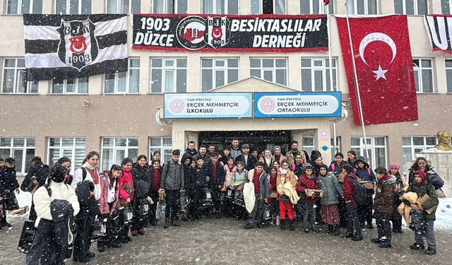 Düzce’den Van’a uzanan gönül köprüsü yürekleri ısıttı!