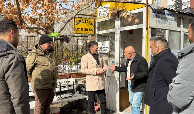 Başkan Yavuz Kuşan'dan taksici esnafına ziyaret!