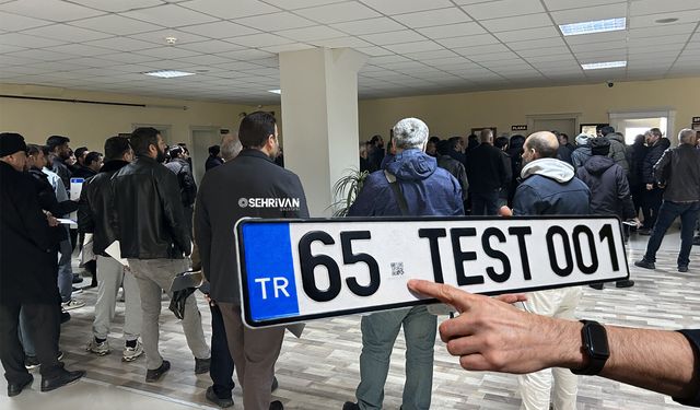 Van’da APP plaka değişiminde yoğunluk!